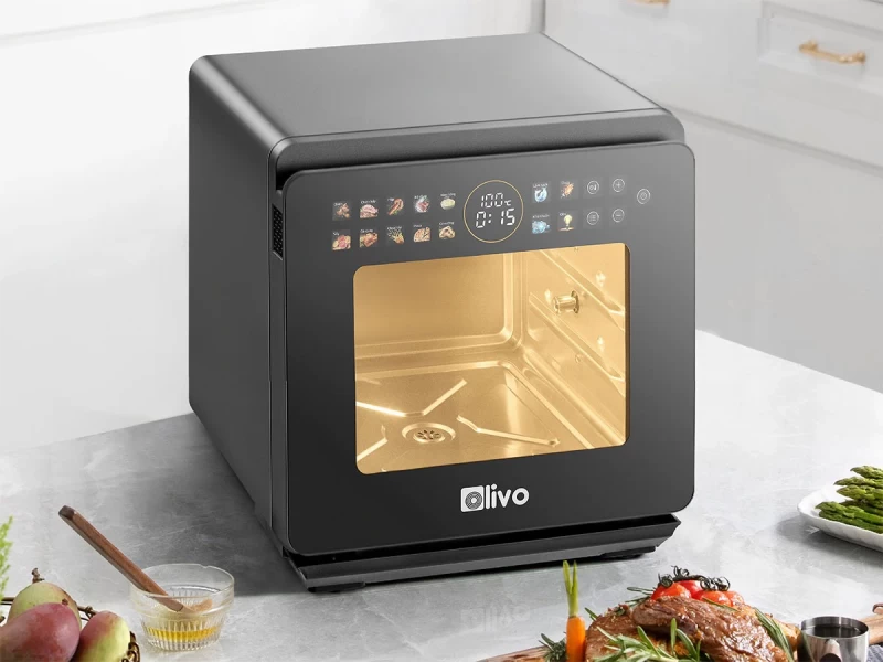 Nồi Chiên Hấp Đa Năng OLIVO SF1600 - Phiên bản Đặc Biệt cao cấp nhất, Màn hình OLED hiện đại, 70 chế độ cài sẵn, Dung tích 16L, Vệ sinh dễ dàng - Hình ảnh 19 OLIVO