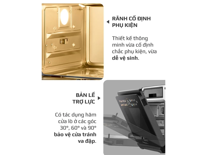 Nồi Chiên Hấp Đa Năng OLIVO SF1600 - Phiên bản Đặc Biệt cao cấp nhất, Màn hình OLED hiện đại, 70 chế độ cài sẵn, Dung tích 16L, Vệ sinh dễ dàng - Hình ảnh 4 OLIVO