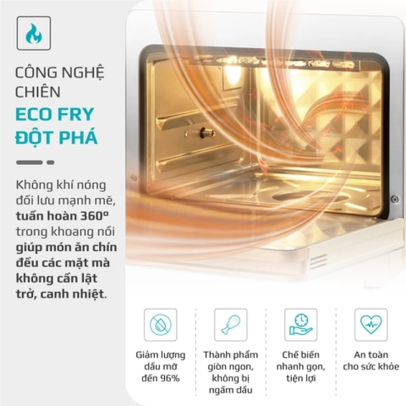 Nồi Chiên Hấp Đa Năng OLIVO SF20 PRO - Hình ảnh 8 OLIVO