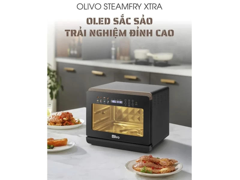 Nồi Chiên Hấp Đa Năng OLIVO SteamFry Xtra - Hình ảnh 13 OLIVO