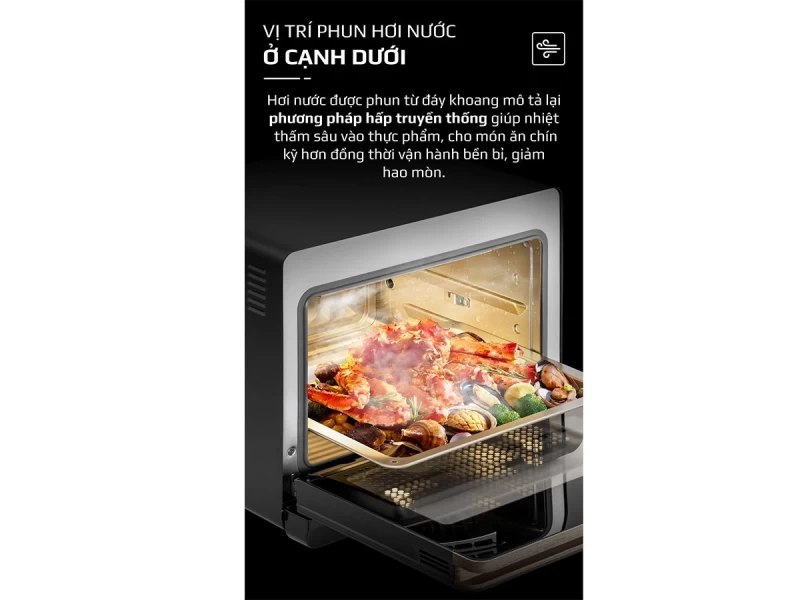 Nồi Chiên Hấp Đa Năng OLIVO SteamFry Xtra - Hình ảnh 3 OLIVO