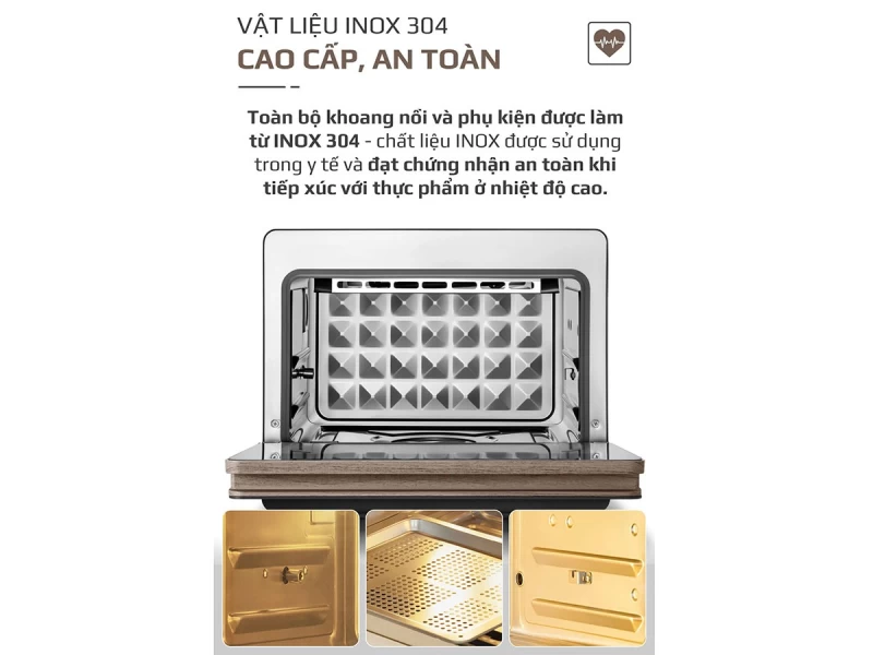 Nồi Chiên Hấp Đa Năng OLIVO SteamFry Xtra - Hình ảnh 24 OLIVO
