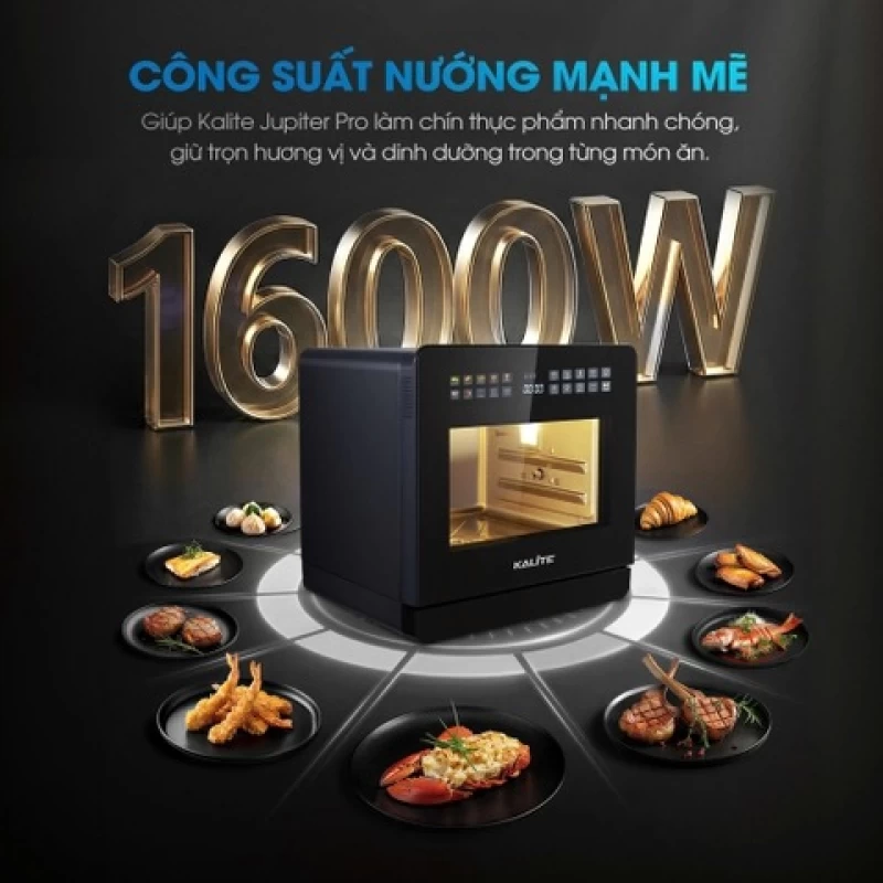 Nồi chiên hơi nước Kalite Jupiter Pro – Công nghệ hơi nước 3S siêu tốc, dung tích lớn 18L - Hình ảnh 8 KALITE