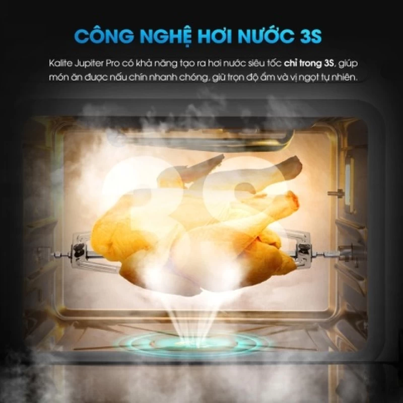 Nồi chiên hơi nước Kalite Jupiter Pro – Công nghệ hơi nước 3S siêu tốc, dung tích lớn 18L - Hình ảnh 7 KALITE