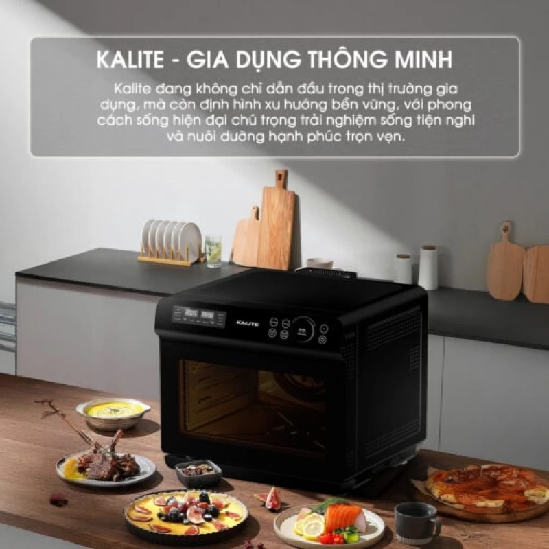 Nồi chiên hơi nước KALITE STEAM FUSION PRO, 4in1 chiên, hấp, nướng, rã đông, 20 lít - Hình ảnh 11 KALITE