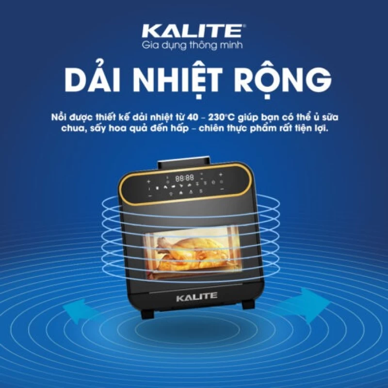 Nồi chiên hơi nước KALITE STEAM PRO 15 lít, 3 trong 1 - Hình ảnh 4 KALITE