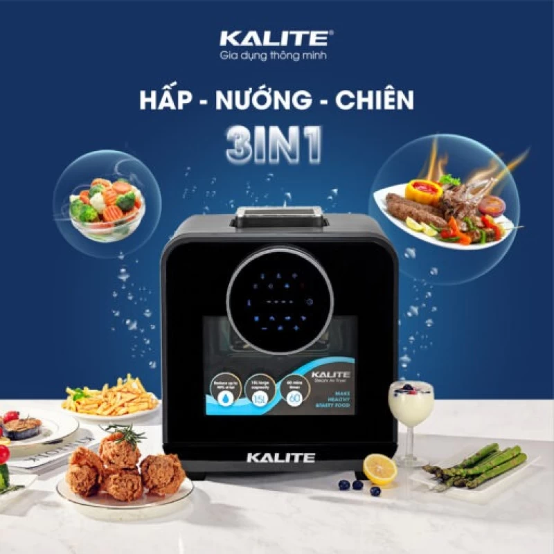 Nồi chiên hơi nước KALITE STEAM STAR 15 lít, đa năng - Hình ảnh 6 KALITE