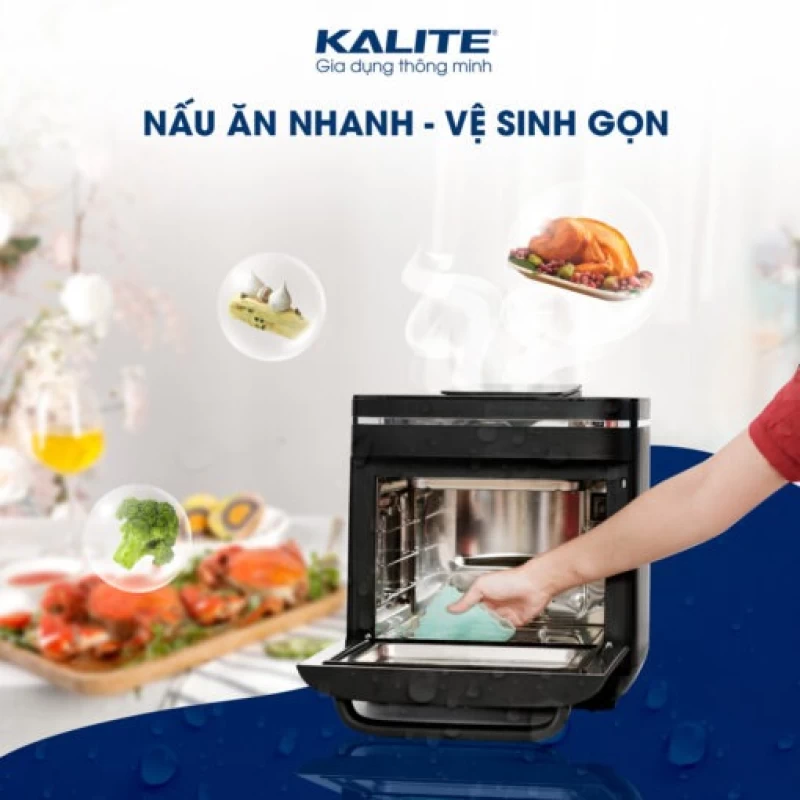Nồi chiên hơi nước KALITE STEAM X 15 lít đa năng hấp nướng chiên - Hình ảnh 5 KALITE