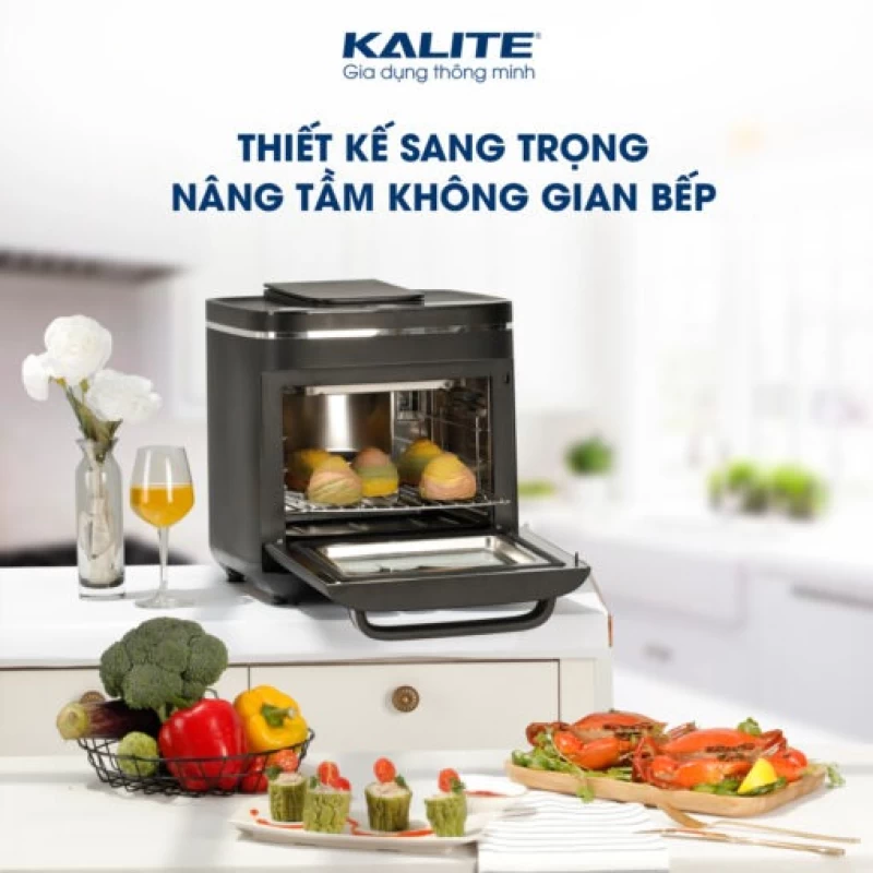 Nồi chiên hơi nước KALITE STEAM X 15 lít đa năng hấp nướng chiên - Hình ảnh 7 KALITE