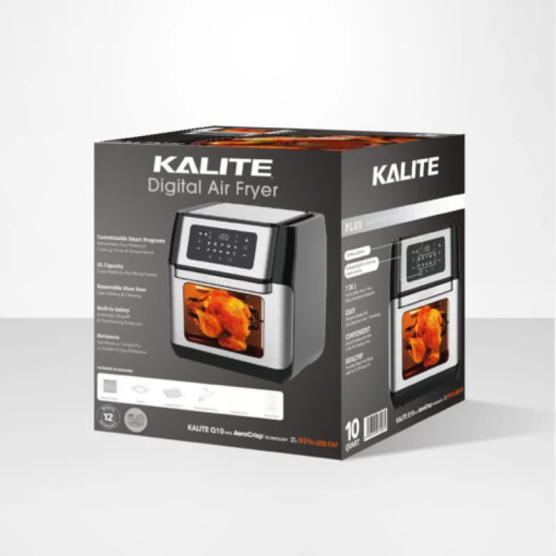 Nồi chiên không dầu KALITE Q10 10 lít, trục xiên quay, nhiều phụ kiện - Hình ảnh 9 KALITE
