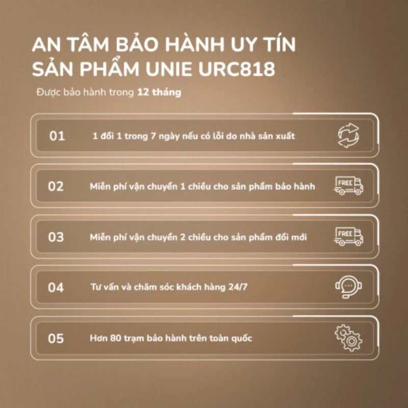 Nồi cơm điện lòng gốm cao cấp UNIE URC818, chống dính tự nhiên, dung tích 1,8L - Hình ảnh 17 UNIE