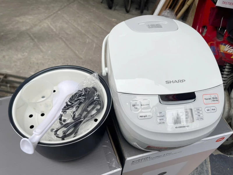 Nồi cơm điện tử Sharp 1.8 lít KS-COM192EV-GY - Hình ảnh 7 SHARP