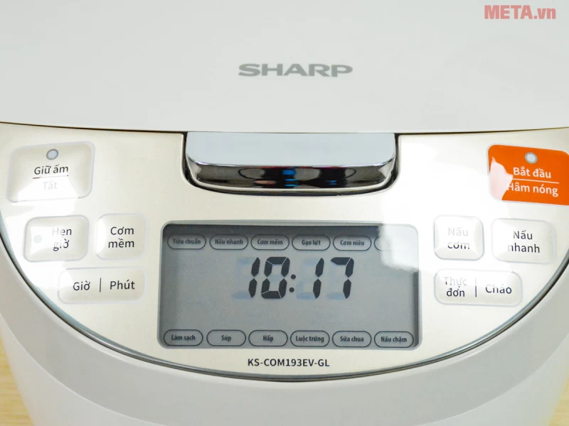 Nồi cơm điện tử Sharp 1.8 lít KS-COM193EV-GL - Hình ảnh 10 SHARP
