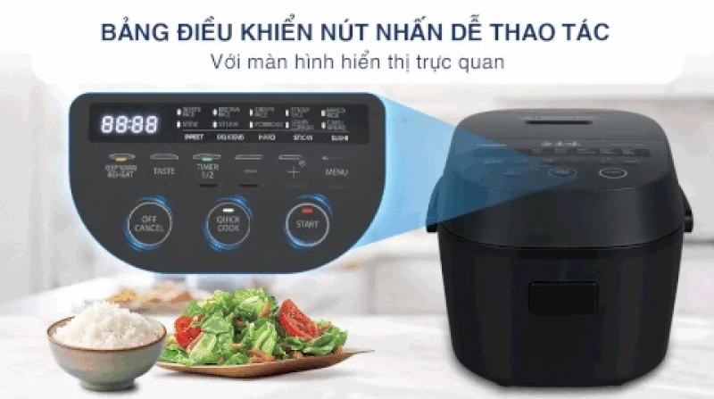 Nồi Cơm Điện Tử Toshiba RC-10DR5UVN(H) - Hình ảnh 1 TOSHIBA