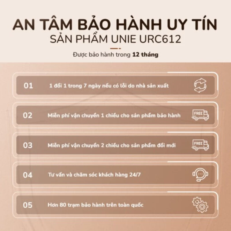 Nồi cơm điện tử UNIE URC612 , nấu cơm giảm đường, lòng nồi inox, dung tích 1,2L - Hình ảnh 21 UNIE