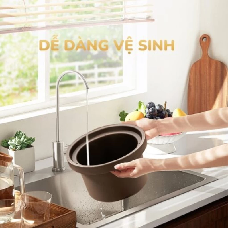 Nồi kho hầm đa năng UNIE USC308 dung tích 3L, lòng nồi gốm tử sa, 8 chức năng kho hầm - Hình ảnh 10 UNIE