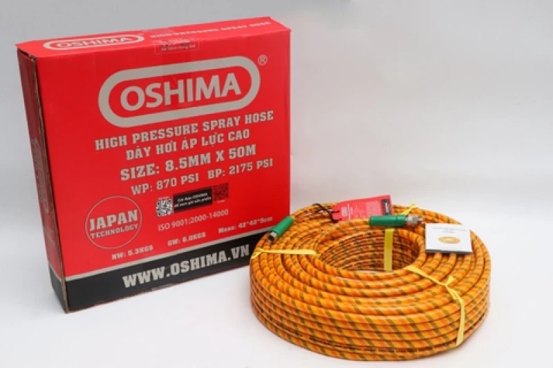 Ống nhựa PVC Oshima 6.5mm x 50m Vàng - Hình ảnh 11 OSHIMA