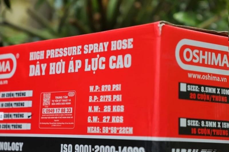 Ống nhựa PVC OSHIMA 8.5mm x 30m Vàng - Hình ảnh 4 OSHIMA