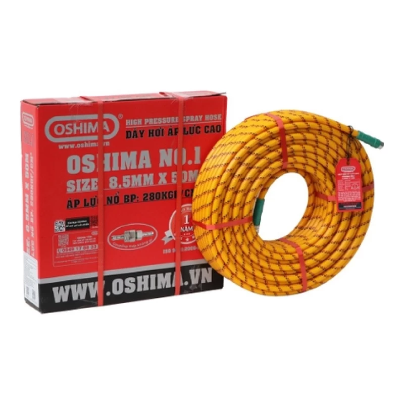Ống nhựa PVC Oshima No.1 8.5mm x 50m Vàng - Hình ảnh 7 OSHIMA