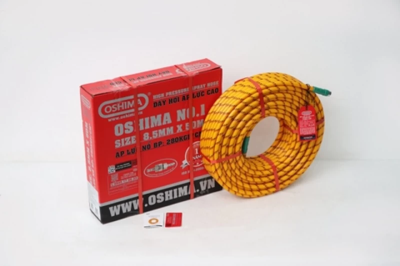Ống nhựa PVC Oshima No.1 8.5mm x 50m Vàng - Hình ảnh 8 OSHIMA