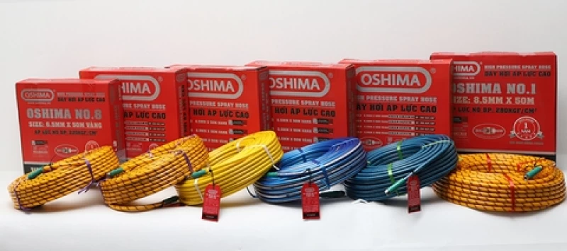 Ống nhựa PVC Oshima No.5 8.5mm x 50m Xanh - Hình ảnh 3 OSHIMA