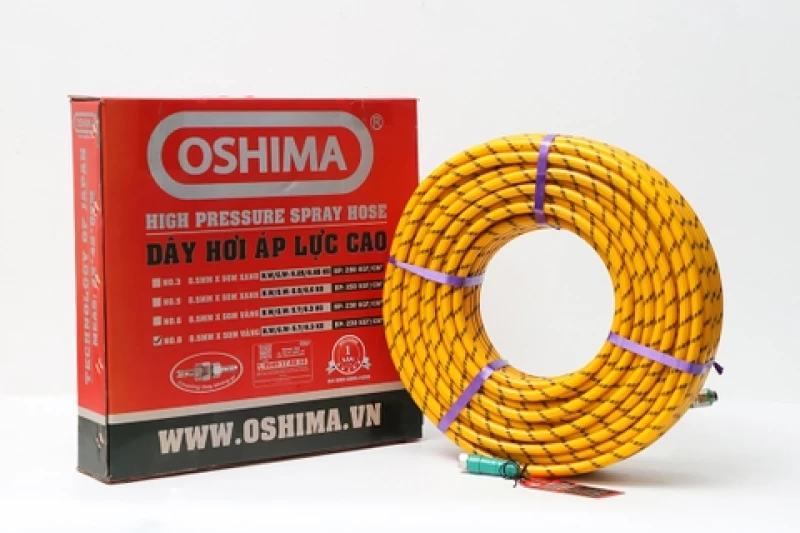 Ống nhựa PVC Oshima No.8 6.5mm x 50m Vàng - Hình ảnh 9 OSHIMA