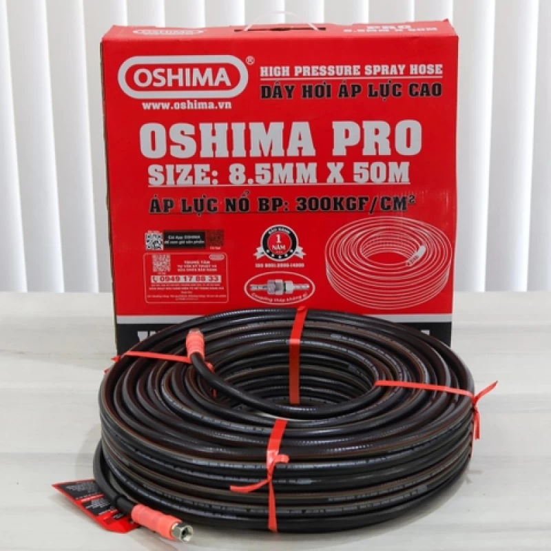 Ống nhựa PVC OSHIMA Pro 8.5mm x 50m Đen - Hình ảnh 8 OSHIMA