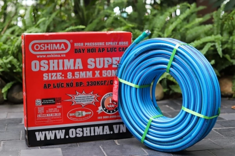 Ống nhựa PVC Oshima Super 8.5mm x 50m Xanh dương - Hình ảnh 1 OSHIMA