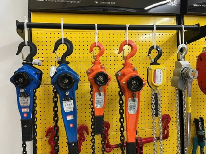 Pa lăng xích lắc tay PSK 3Tx1.5m - Hình ảnh 1 PSK