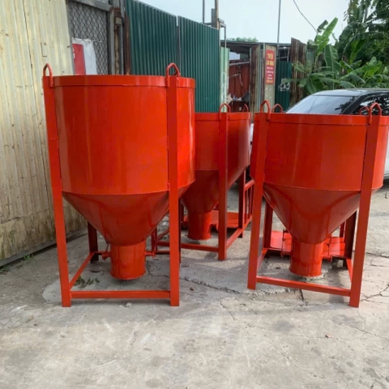Phễu đổ bê tông Lam Hồng 1.2 khối không lan can - Hình ảnh 1 Lam Hồng
