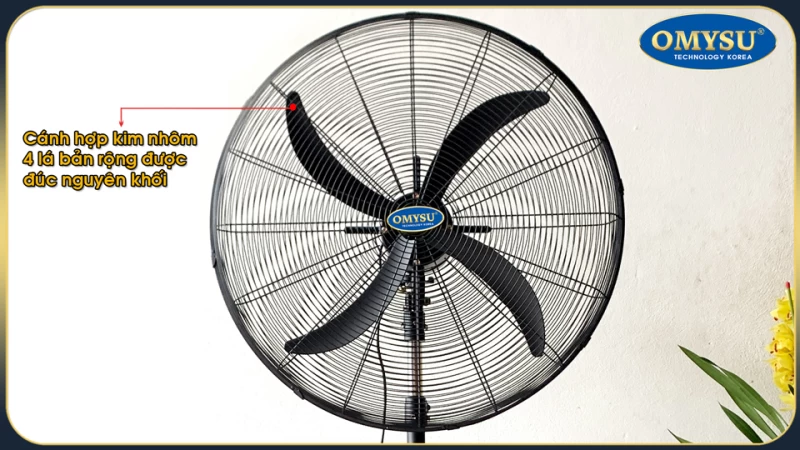 Quạt Công Nghiệp Đứng Omysu OMS-750 - Hình ảnh 7 OMYSU