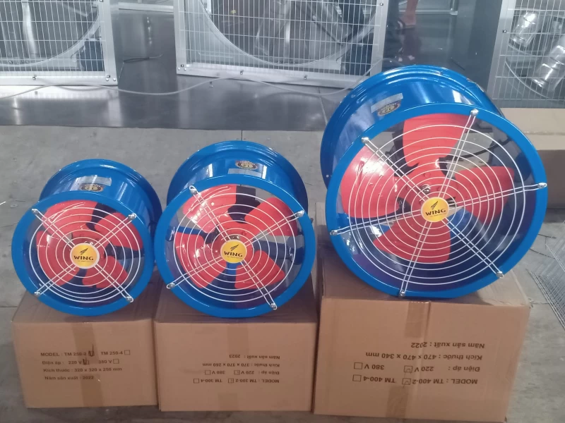 Quạt Thông Gió Công Nghiệp 2200W Wing TM600-4 380V - Hình ảnh 4 WING