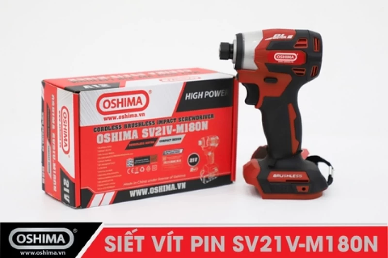 Siết vít pin lithium Oshima SV21V-M180N (Thân Máy) - Hình ảnh 12 OSHIMA