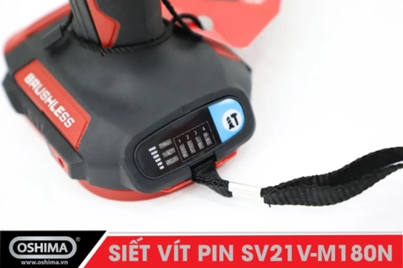 Siết vít pin lithium Oshima SV21V-M180N (Thân Máy) - Hình ảnh 6 OSHIMA
