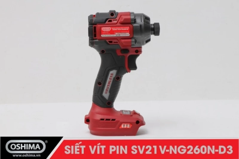 Siết vít pin lithium Oshima SV21V-NG260N-D3 (Thân Máy) - Hình ảnh 9 OSHIMA