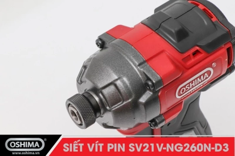 Siết vít pin lithium Oshima SV21V-NG260N-D3 (Thân Máy) - Hình ảnh 16 OSHIMA