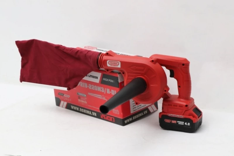 Thổi bụi cầm tay pin lithium Oshima TBP 21V-220M3/H-D1 (Thân Máy) - Hình ảnh 5 OSHIMA