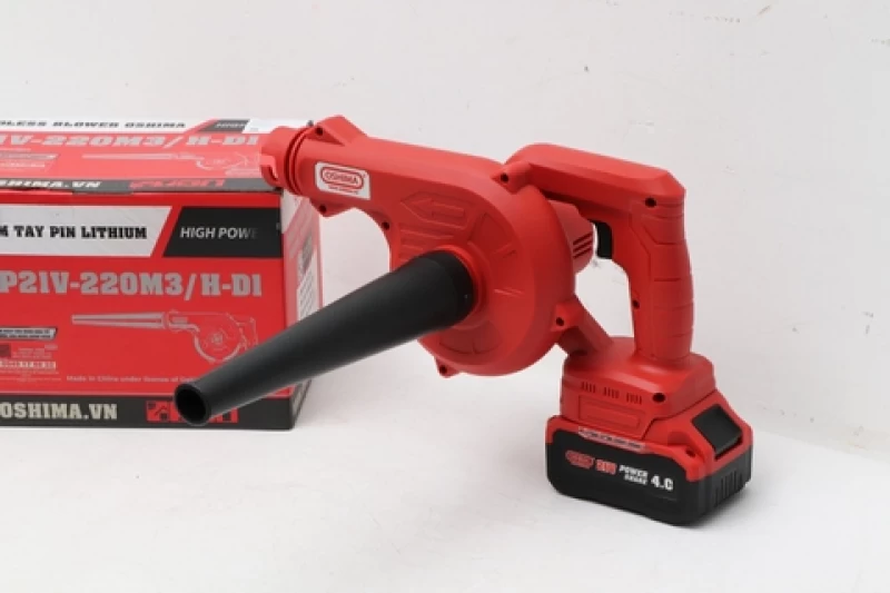 Thổi bụi cầm tay pin lithium Oshima TBP 21V-220M3/H-D1 (Thân Máy) - Hình ảnh 6 OSHIMA