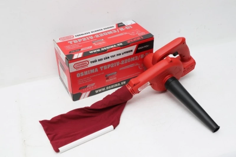 Thổi bụi cầm tay pin lithium Oshima TBP 21V-220M3/H-D1 (Thân Máy) - Hình ảnh 9 OSHIMA