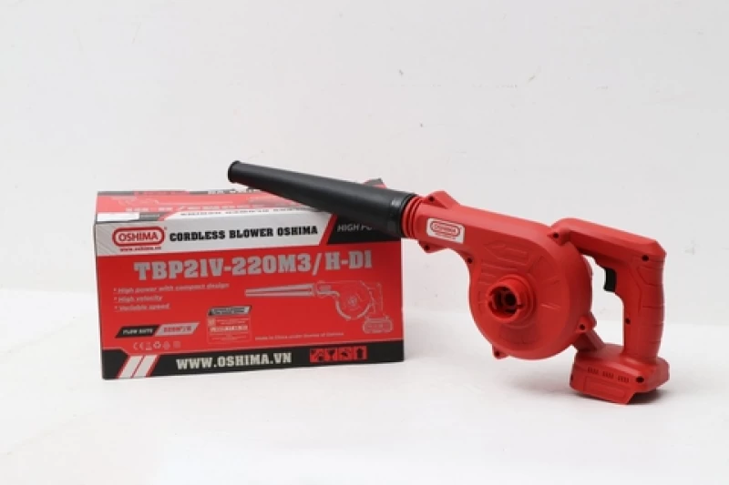 Thổi bụi cầm tay pin lithium Oshima TBP 21V-220M3/H-D1 (Thân Máy) - Hình ảnh 8 OSHIMA