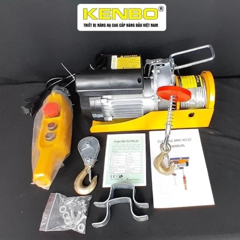 Tời điện KENBO PA400PRO 40m 100-200kg 220V nhanh - Hình ảnh 1 KENBO