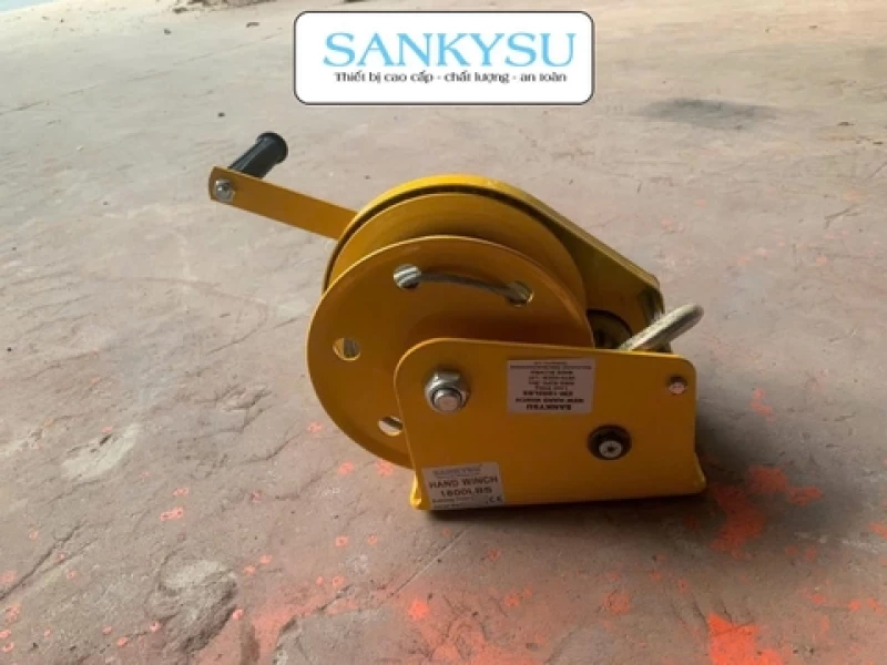 Tời quay tay SANKYSU 1800LBS PRO 817kg 20m - Hình ảnh 3 SANKYSU
