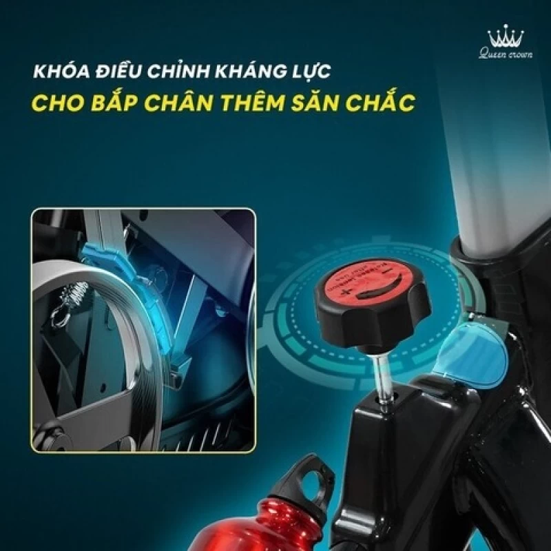 Xe đạp tập thể dục Queen Crown 200 Sport - Hình ảnh 2 QUEEN CROWN