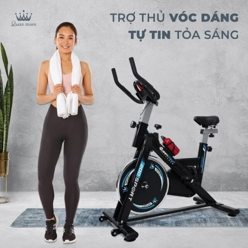 Xe đạp tập thể dục Queen Crown 200 Sport - Hình ảnh 4 QUEEN CROWN