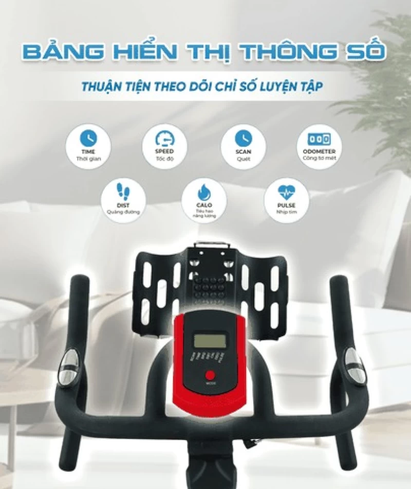 Xe đạp tập thể dục Queen Crown 550 Sport - Hình ảnh 9 QUEEN CROWN