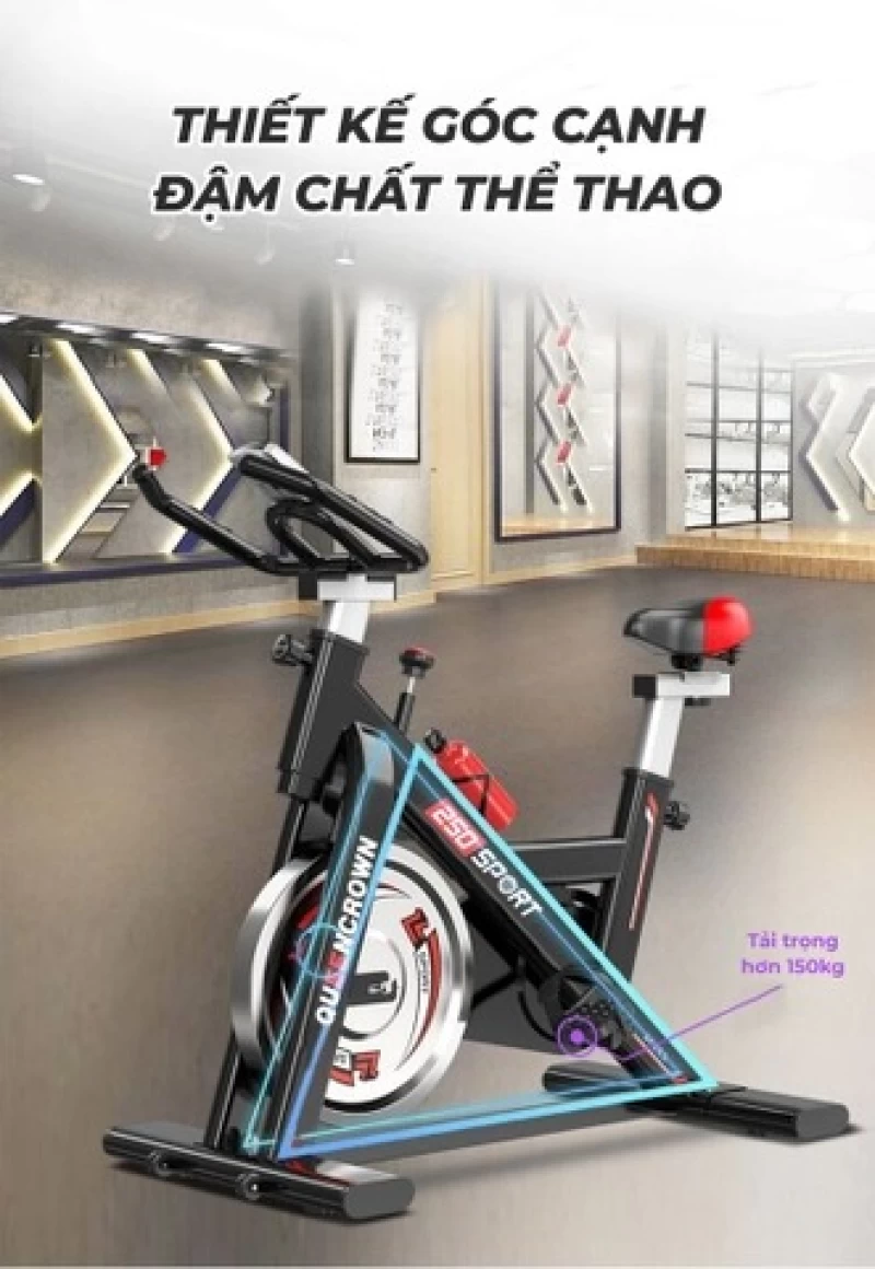 Xe đạp tập thể dục Queen Crown QC 250 Sport - Hình ảnh 7 QUEEN CROWN