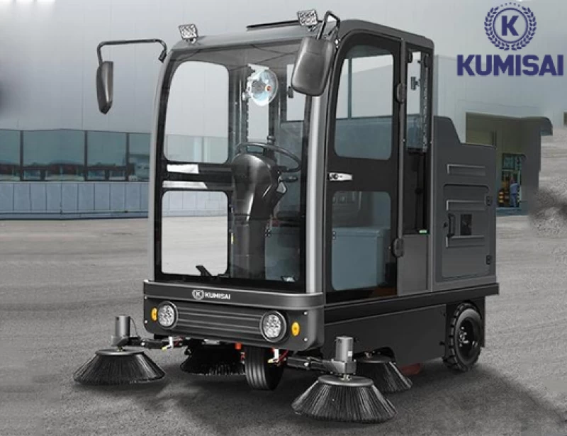 Xe quét đường ngồi lái Kumisai KMS-S11 - Hình ảnh 2 KUMISAI