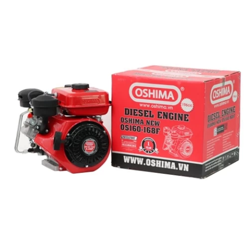 Động cơ nổ OSHIMA New OS160-168F 3.3HP Đỏ (Dầu) - OSHIMA - Giá 3,248,000₫ - Chính hãng tại Điện máy HTC
