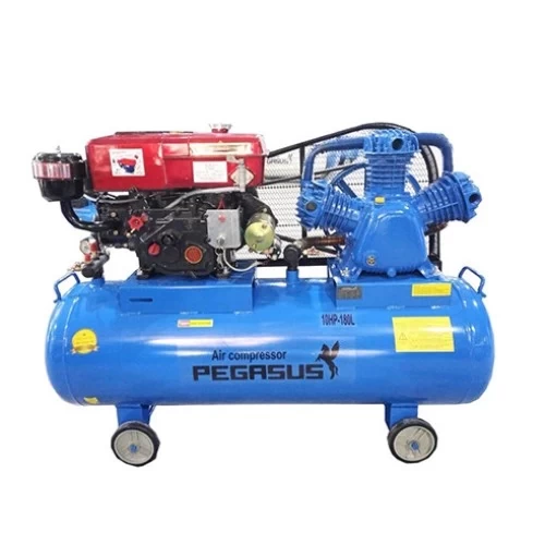 Máy Nén Khí Đầu Nổ Chạy Dầu Diesel Pegasus 10Hp 500L TM-W-1.0/8-500L - PEGASUS - Giá 23,500,000₫ - Chính hãng tại Điện máy HTC