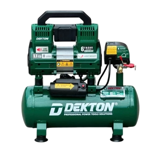 Máy nén khí không dầu 8L DEKTON DK-AC2908XPRO - DEKTON - Giá 2,700,000₫ - Chính hãng tại Điện máy HTC